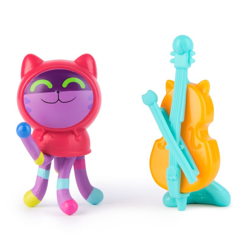 Gabby's Dollhouse figura Dj Catnip con accessorio