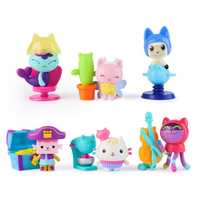 Gabby's Dollhouse figura Dj Catnip con accessorio