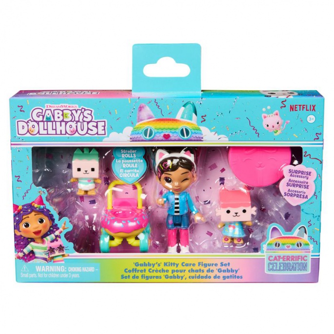Gabby's Dollhouse set di figure con i neonati