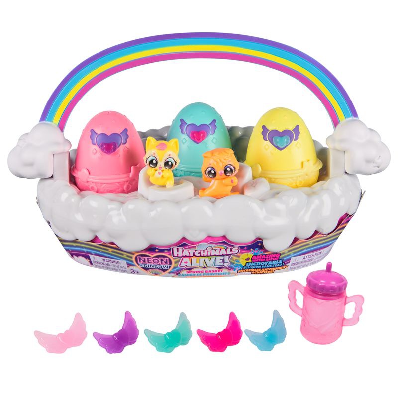 Hatchimals Nuvola con arcobaleno neon multi-pacco