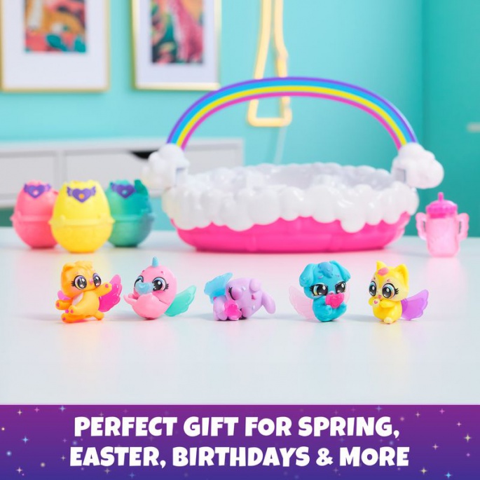 Hatchimals Nuvola con arcobaleno neon multi-pacco