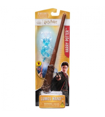 Bacchetta magica di Harry Potter con patrono luminoso