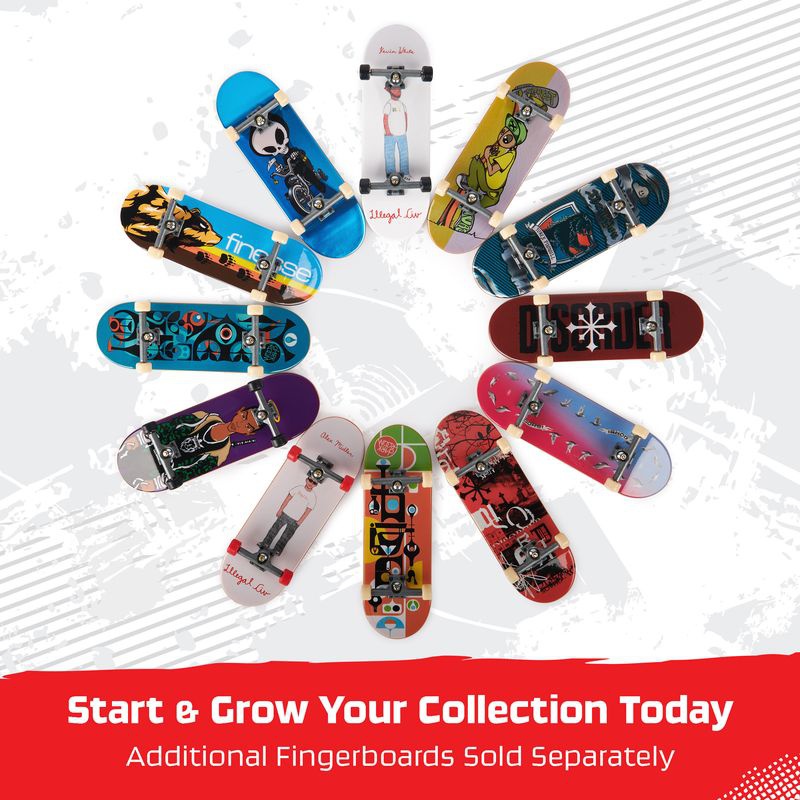 Tech Deck fingerboard 6 pezzi con accessori