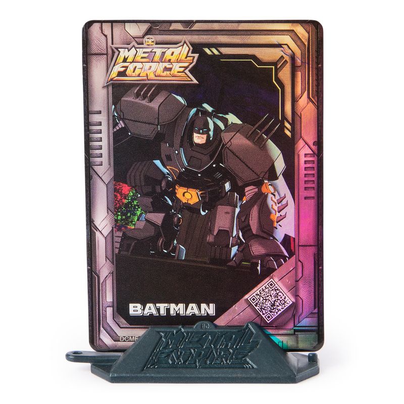 Figura DC Metal Force Batman con tuta d'azione