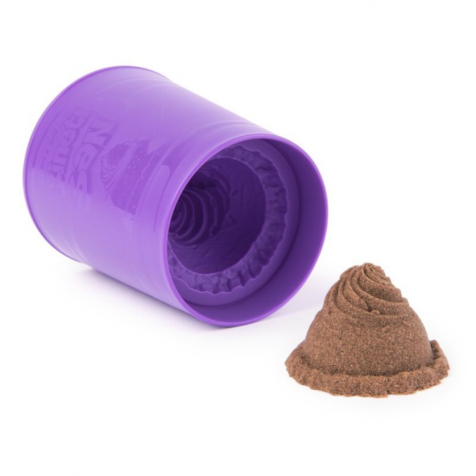 Kinetic Sand gelato marrone in tubo