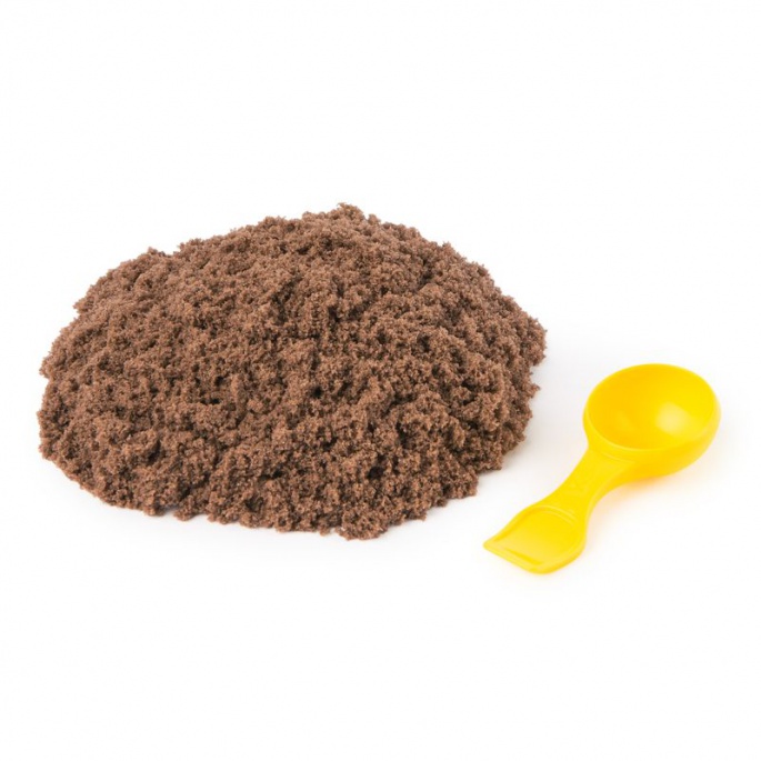 Kinetic Sand gelato marrone in tubo