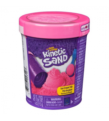 Kinetic Sand gelato rosa in tubo