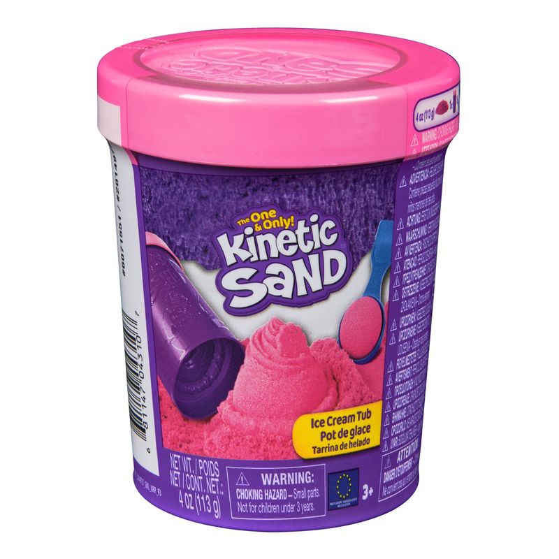Kinetic Sand gelato rosa in tubo