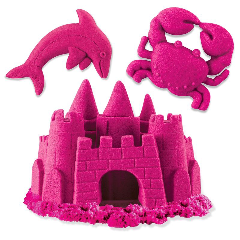 Kinetic Sand sabbia rosa neon