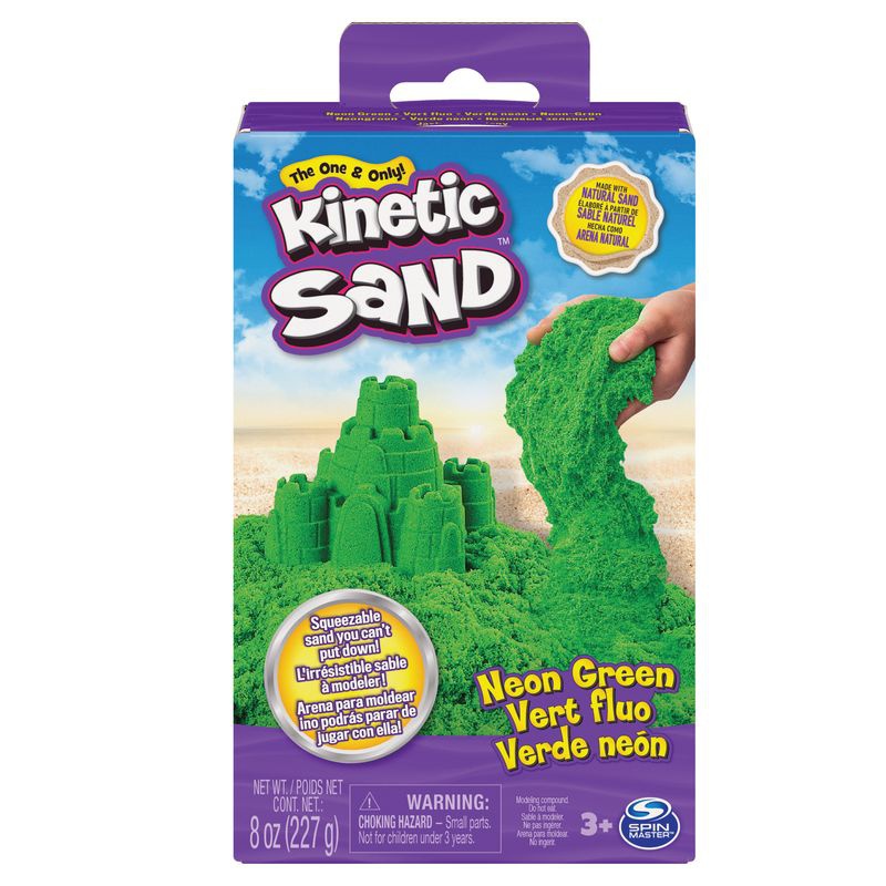 Kinetic Sand sabbia verde neon