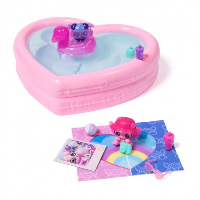 Hatchimals festa in piscina degli animali