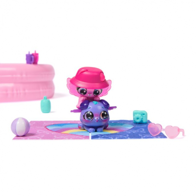 Hatchimals festa in piscina degli animali