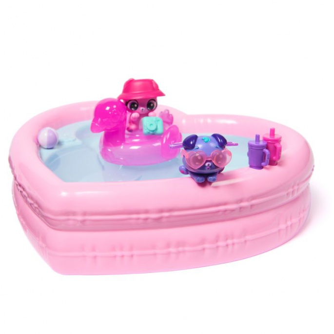 Hatchimals festa in piscina degli animali