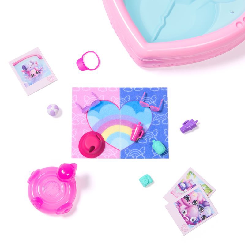 Hatchimals festa in piscina degli animali