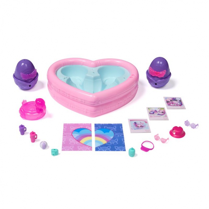 Hatchimals festa in piscina degli animali