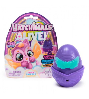 Hatchimals Arcobaleno neon in un solo pacchetto