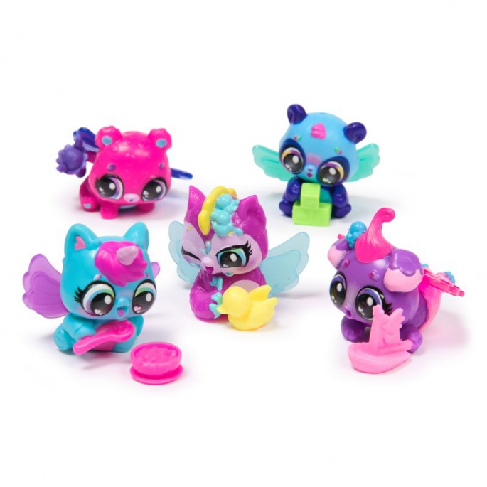 Hatchimals Cartone arcobaleno neon di animali