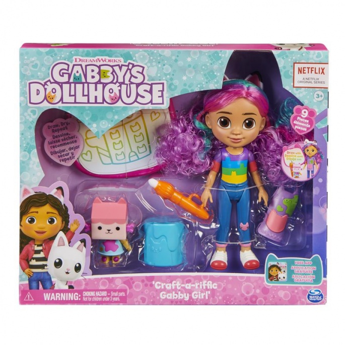 Gabby's Dollhouse bambola con figurina - set creativo