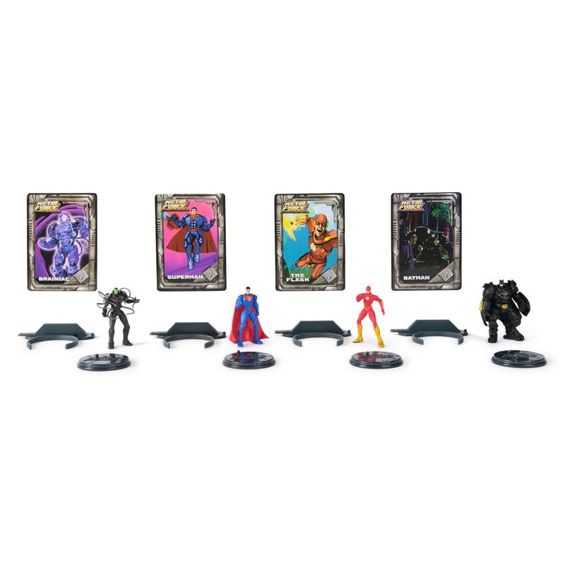 DC Metal Force confezione multipla di figure con base 5 cm