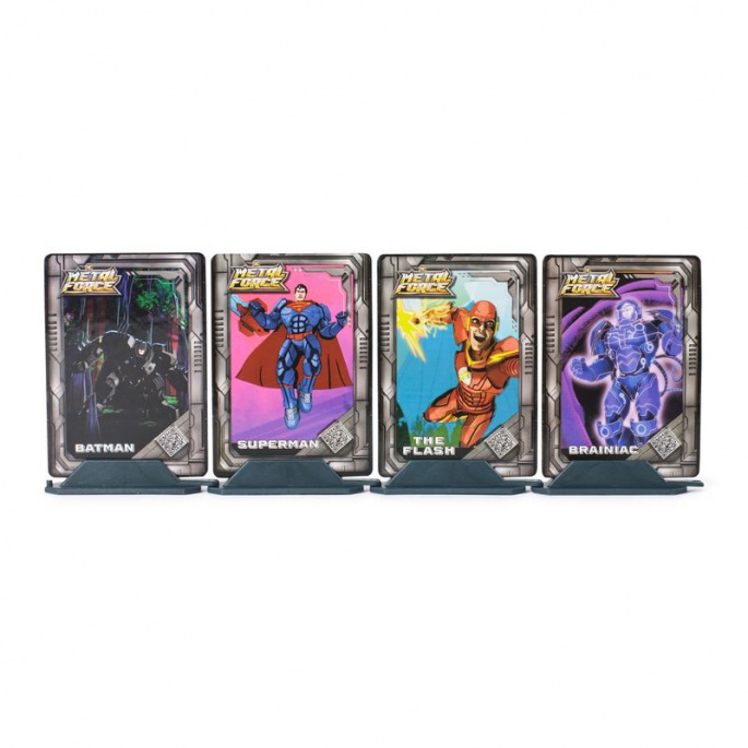 DC Metal Force confezione multipla di figure con base 5 cm