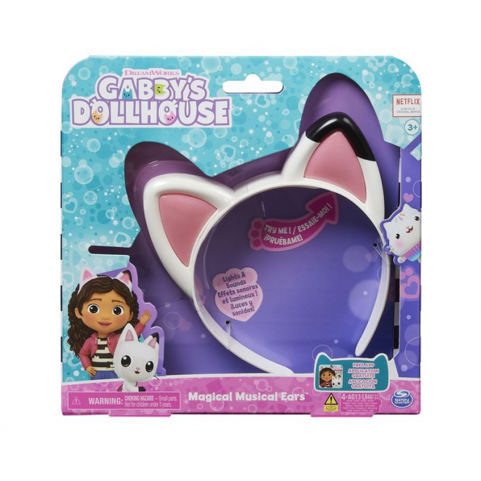 Azione: Gabby's Dollhouse set di pattini a rotelle + orecchie di gatto giocose GRATIS