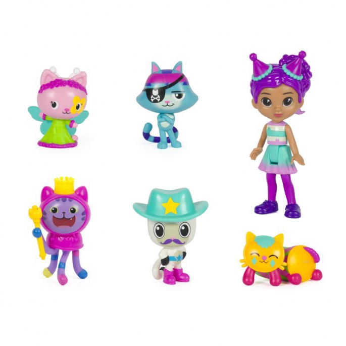Azione: Gabby's Dollhouse multipack di figure festa + set da gioco giardino per metà prezzo