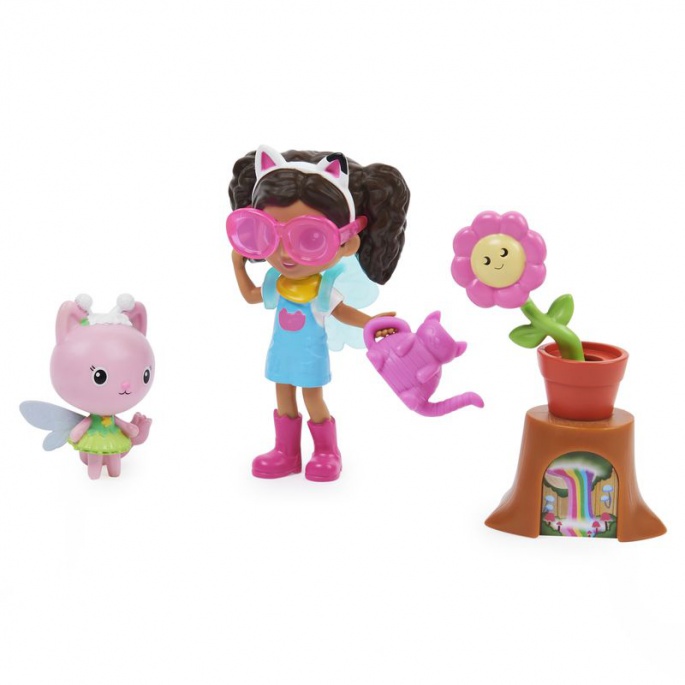 Azione: Gabby's Dollhouse multipack di figure festa + set da gioco giardino per metà prezzo