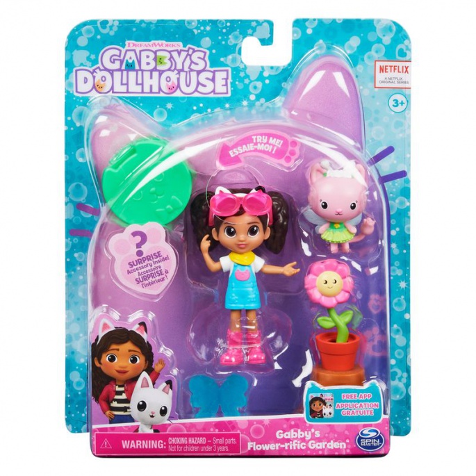 Azione: Gabby's Dollhouse multipack di figure festa + set da gioco giardino per metà prezzo