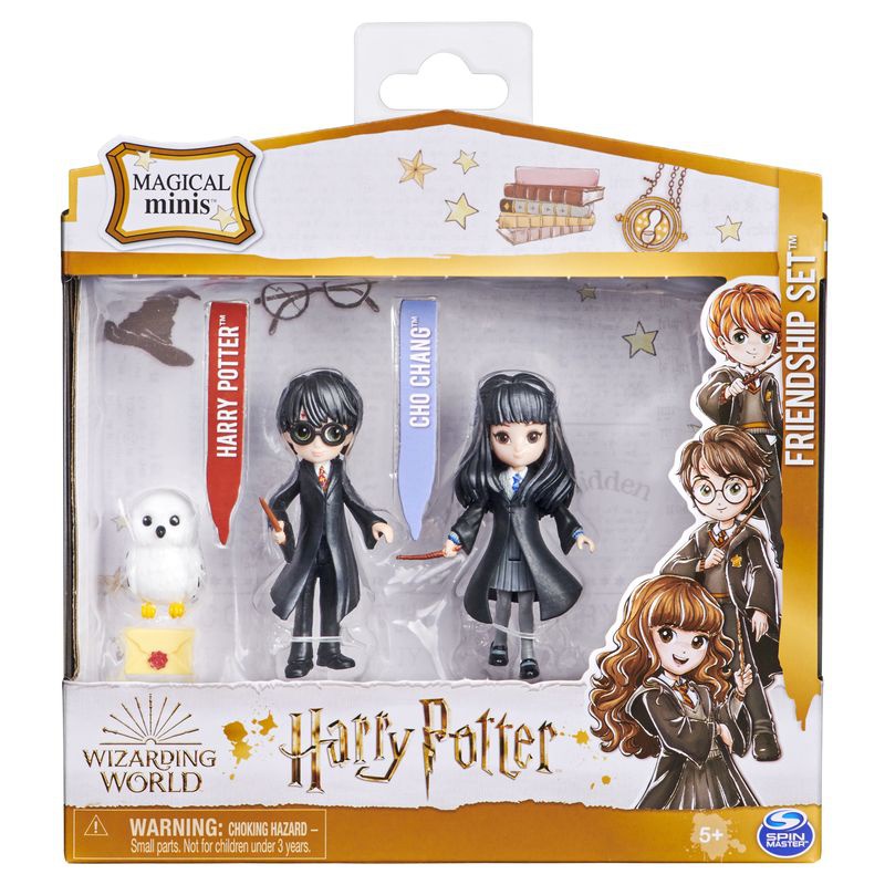 Azione Harry Potter bacchetta magica con patrono luminoso + figure di Harry e Cho a metà prezzo
