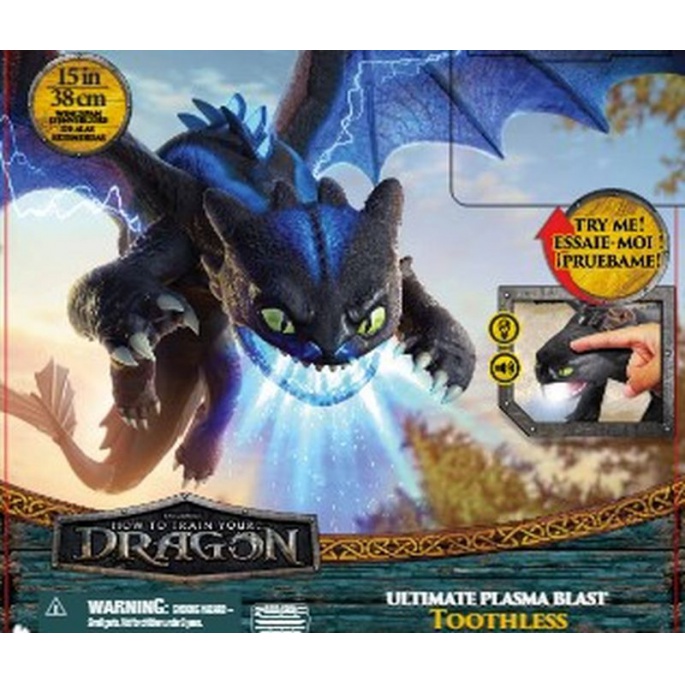 Dragon Trainer Sdentato con effetti sonori e luminosi