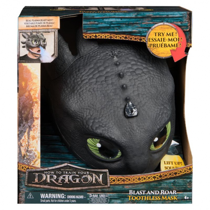Dragon Trainer maschera di Furia Buia con suoni e luci