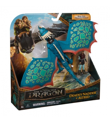 Dragon Trainer drago e Vichingo Uncinato Mortale e Astrid