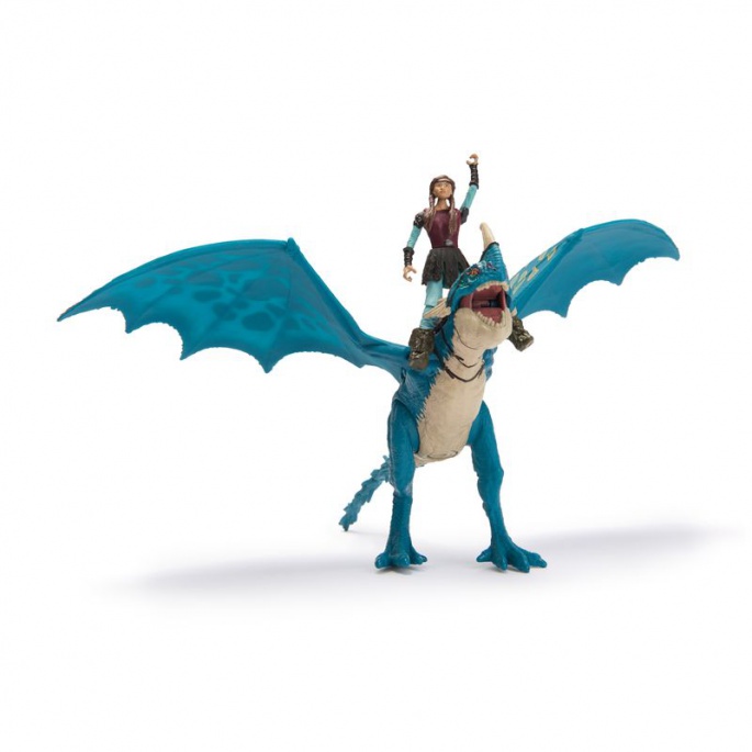 Dragon Trainer drago e Vichingo Uncinato Mortale e Astrid