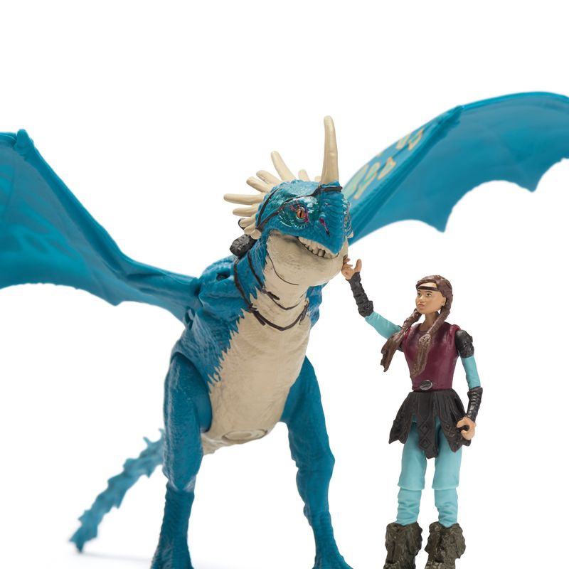 Dragon Trainer drago e Vichingo Uncinato Mortale e Astrid