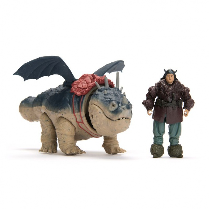 Dragon Trainer drago e vichingo Gronkio e Gambedipesce