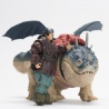 Dragon Trainer drago e vichingo Gronkio e Gambedipesce