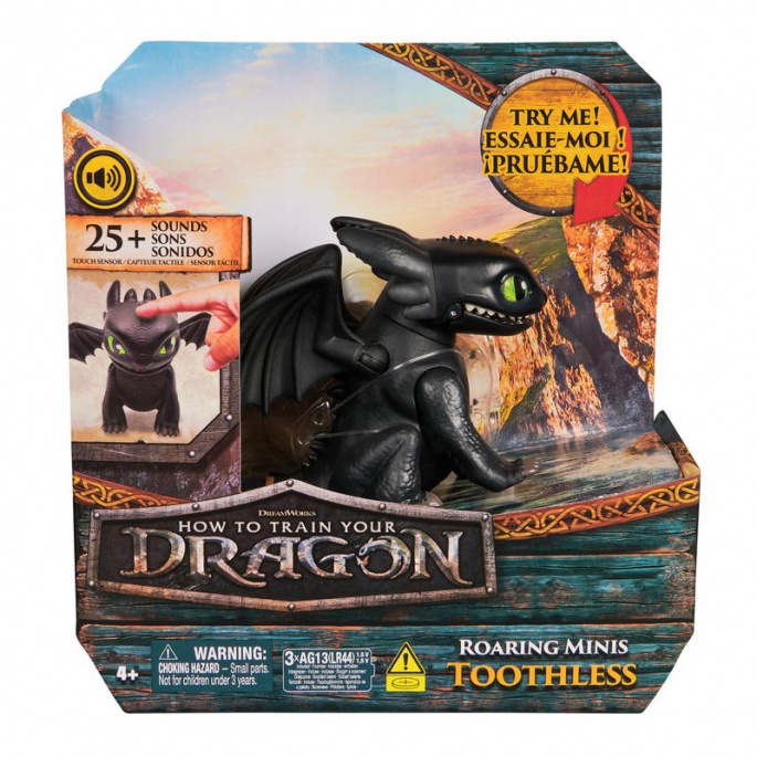 Dragon Trainer mini drago con suoni e movimento Sdentato