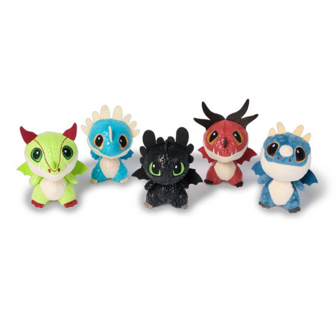 Dragon Trainer draghi di peluche nel barile