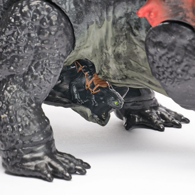 Dragon Trainer grande drago Morte Rossa