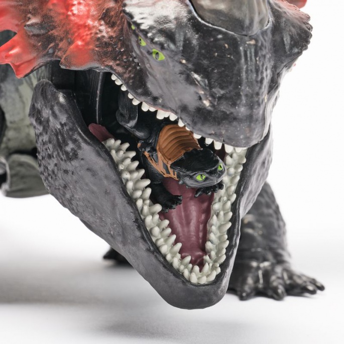 Dragon Trainer grande drago Morte Rossa