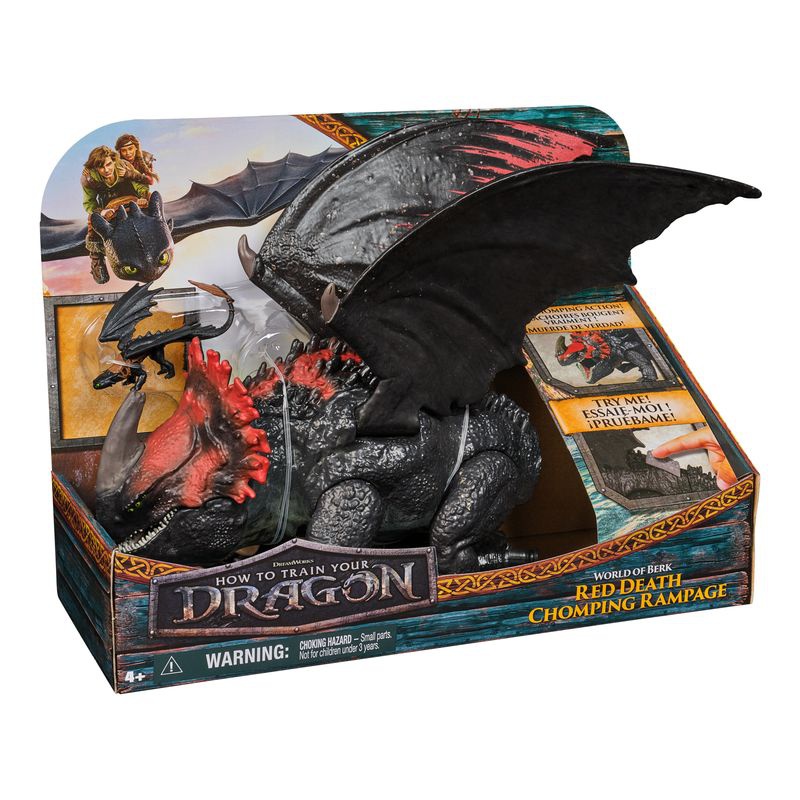Dragon Trainer grande drago Morte Rossa