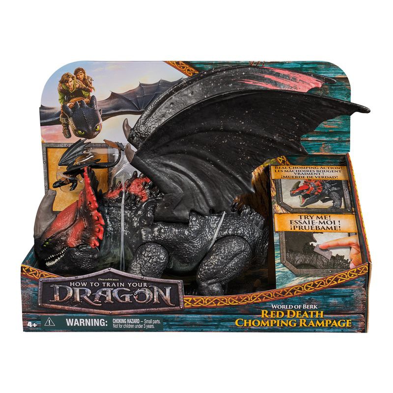 Dragon Trainer grande drago Morte Rossa