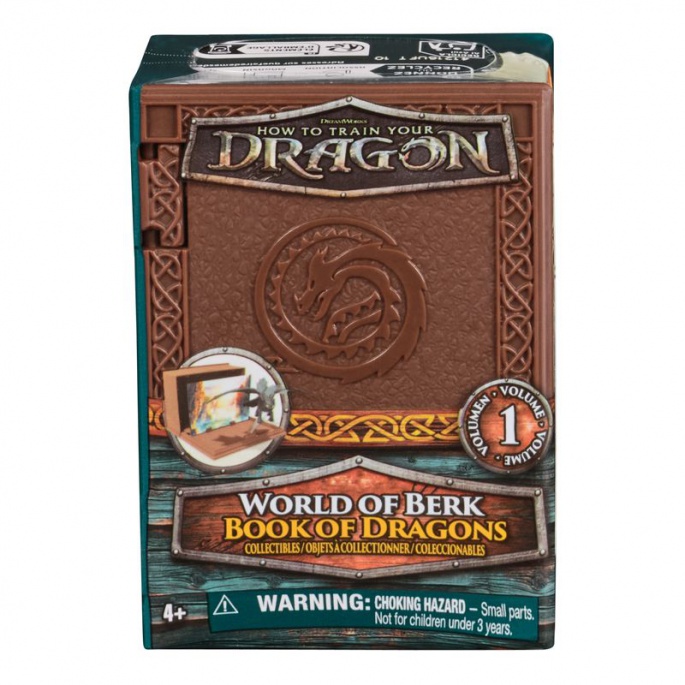 Dragon Trainer figura con carte nel libro dei draghi