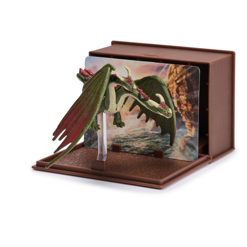 Dragon Trainer figura con carte nel libro dei draghi