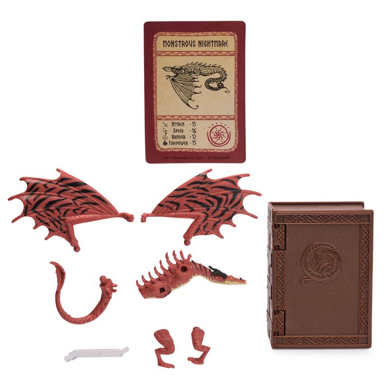 Dragon Trainer figura con carte nel libro dei draghi