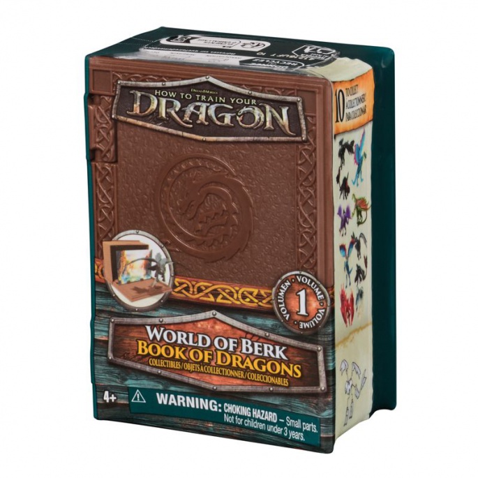 Dragon Trainer figura con carte nel libro dei draghi