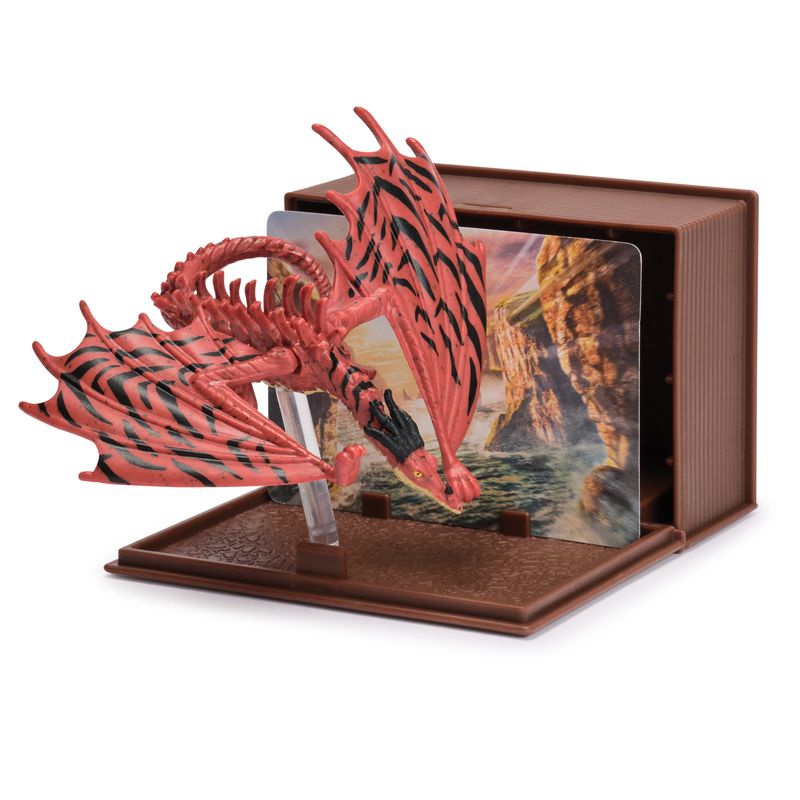 Dragon Trainer figura con carte nel libro dei draghi