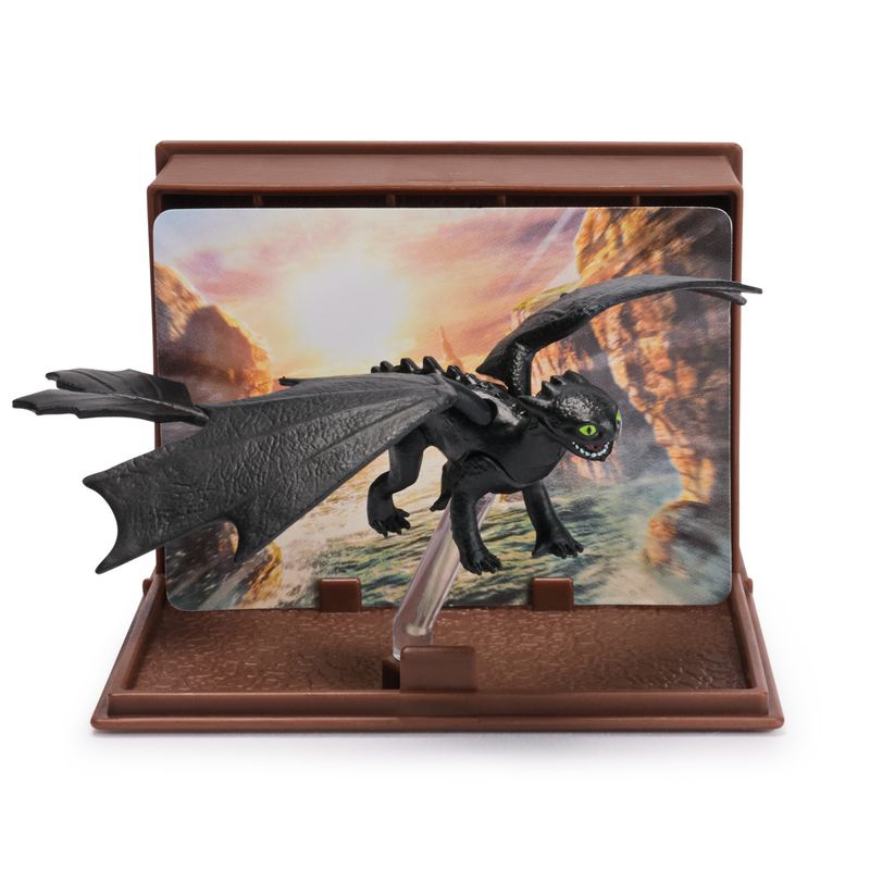 Dragon Trainer figura con carte nel libro dei draghi
