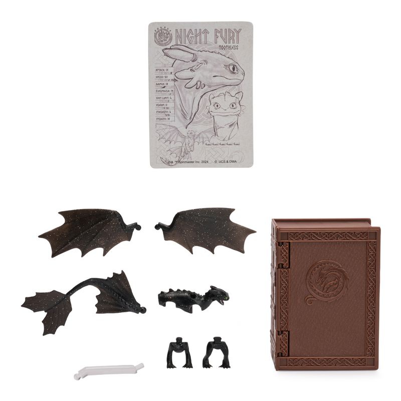 Dragon Trainer figura con carte nel libro dei draghi