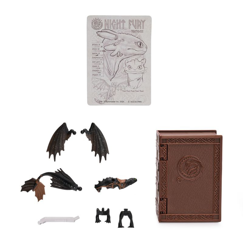 Dragon Trainer figura con carte nel libro dei draghi